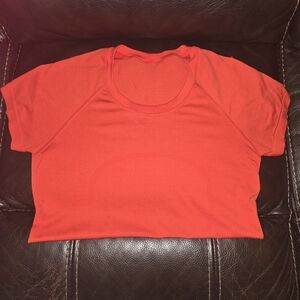lululemon athletica Vibrant Red Short Sleeve Tee